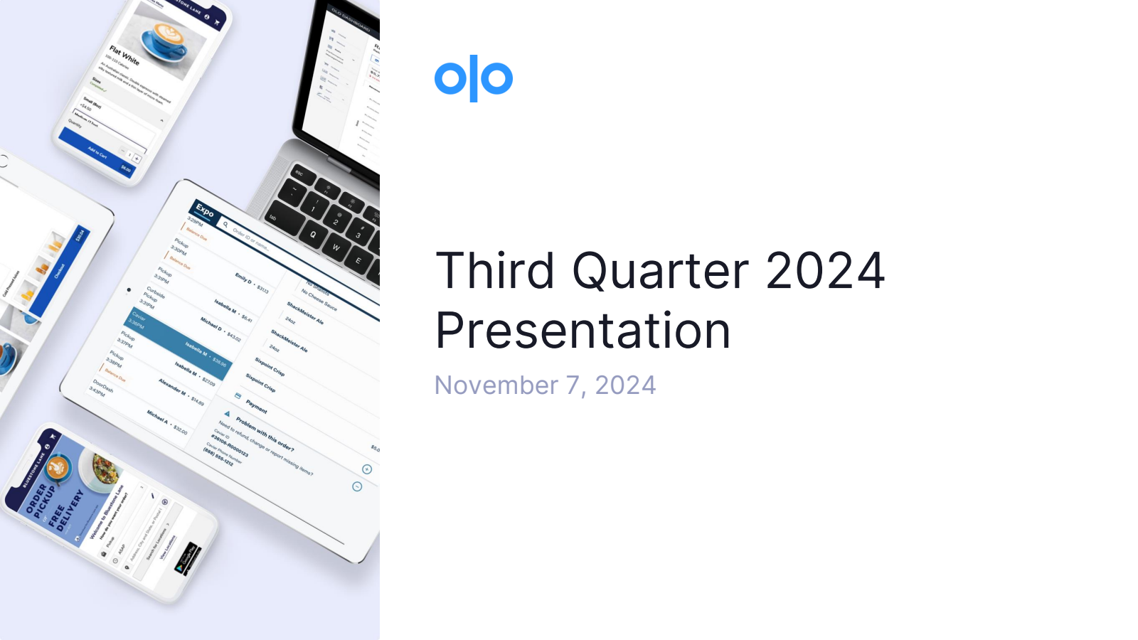 OLO's Q3 2024 Slide Deck