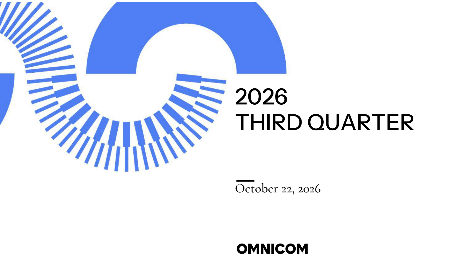 Omnicom Group's Q3 2026 Slide Deck