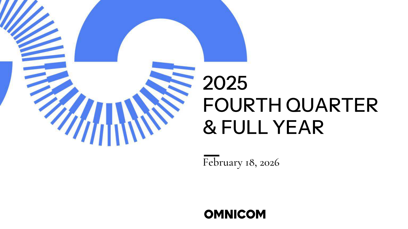 Omnicom Group's Q4 2025 Slide Deck