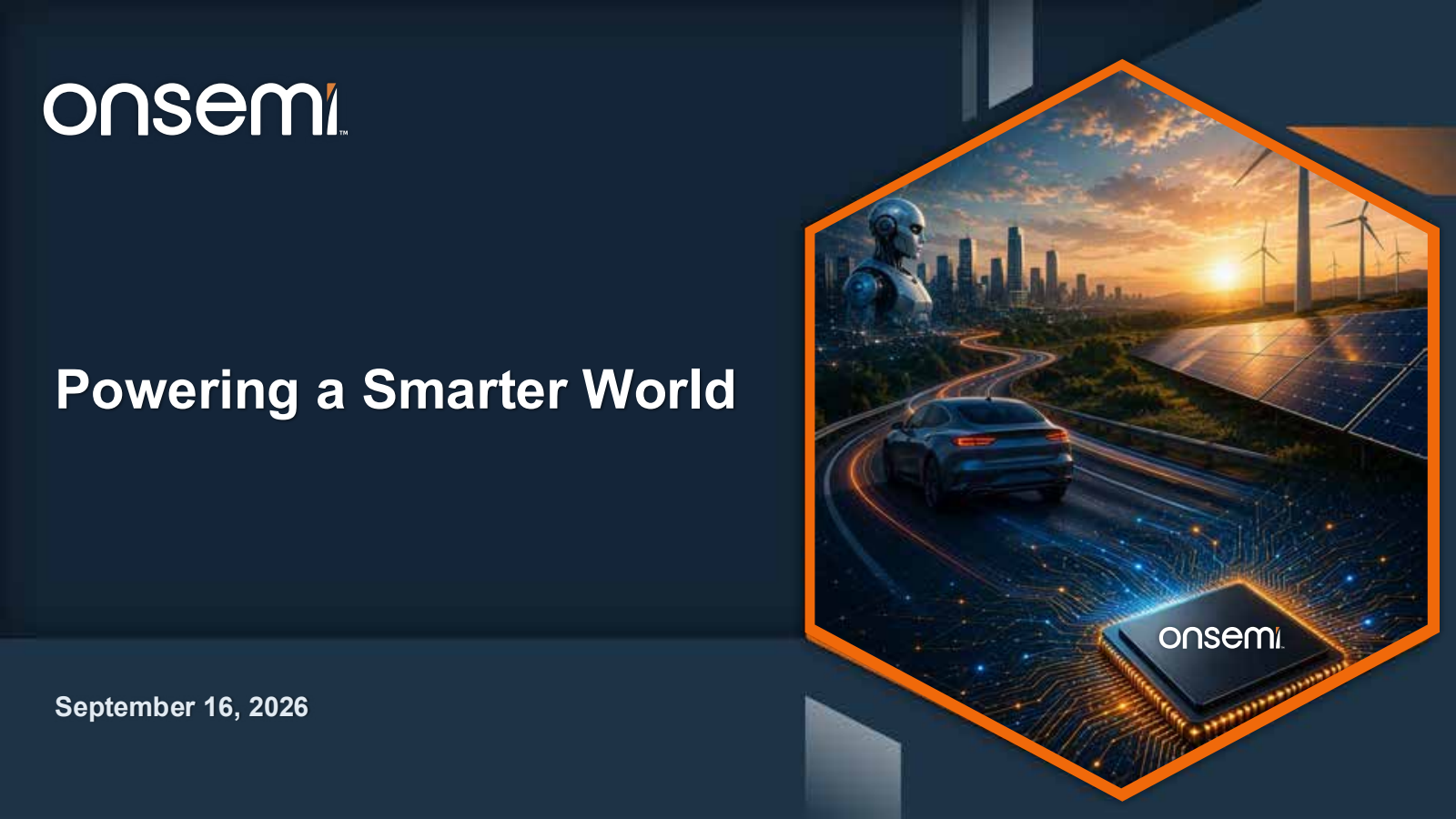 onsemi's Q3 2026 Slide Deck