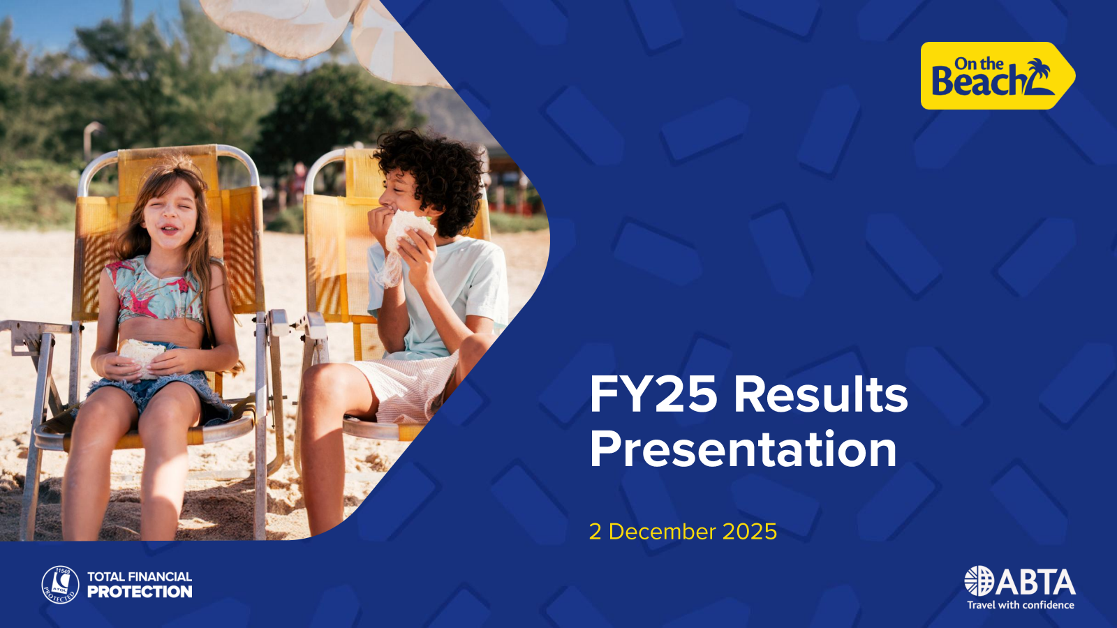 On the Beach Group's H2 2025 Slide Deck