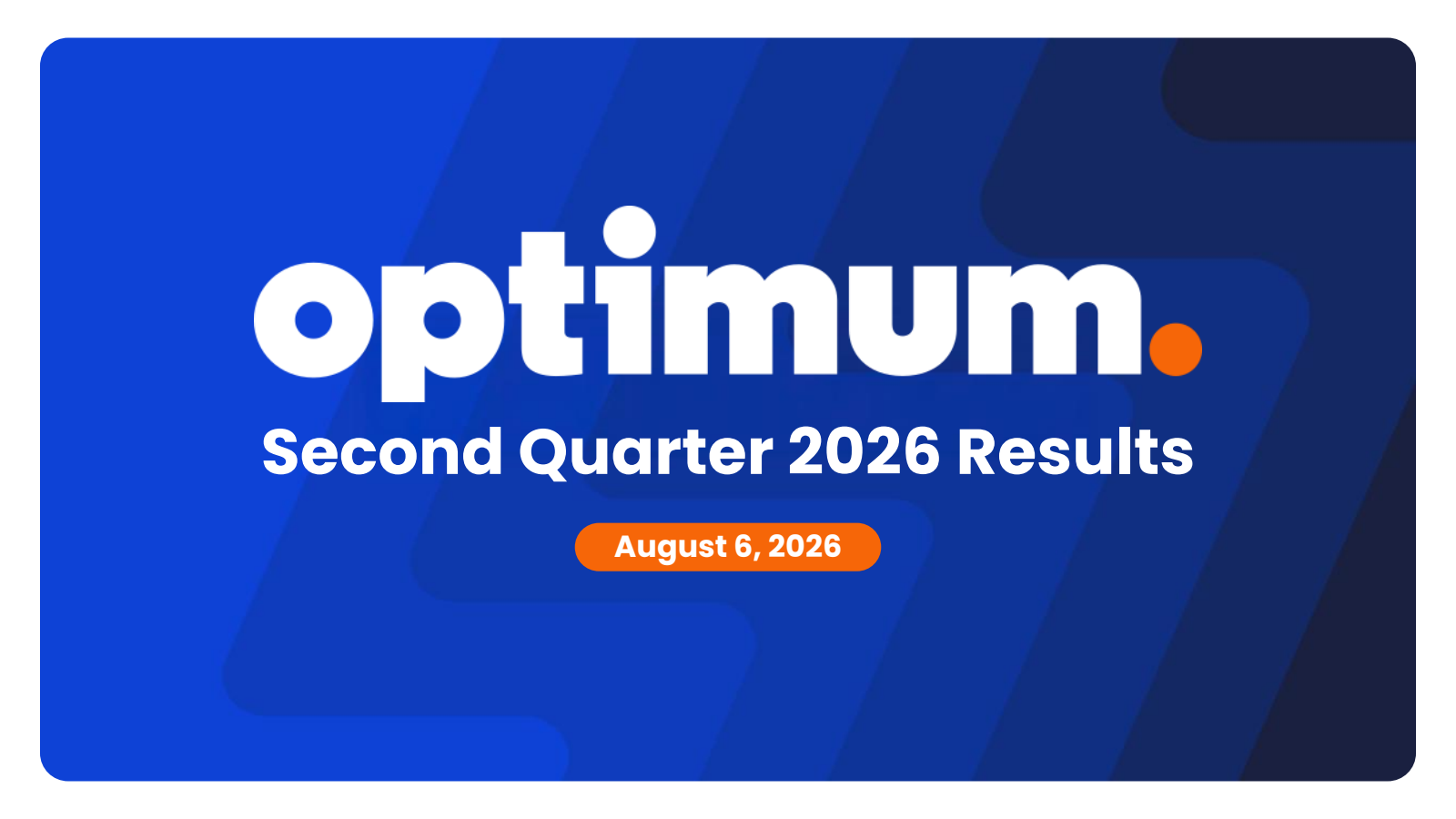 Optimum Communications' Q2 2026 Slide Deck