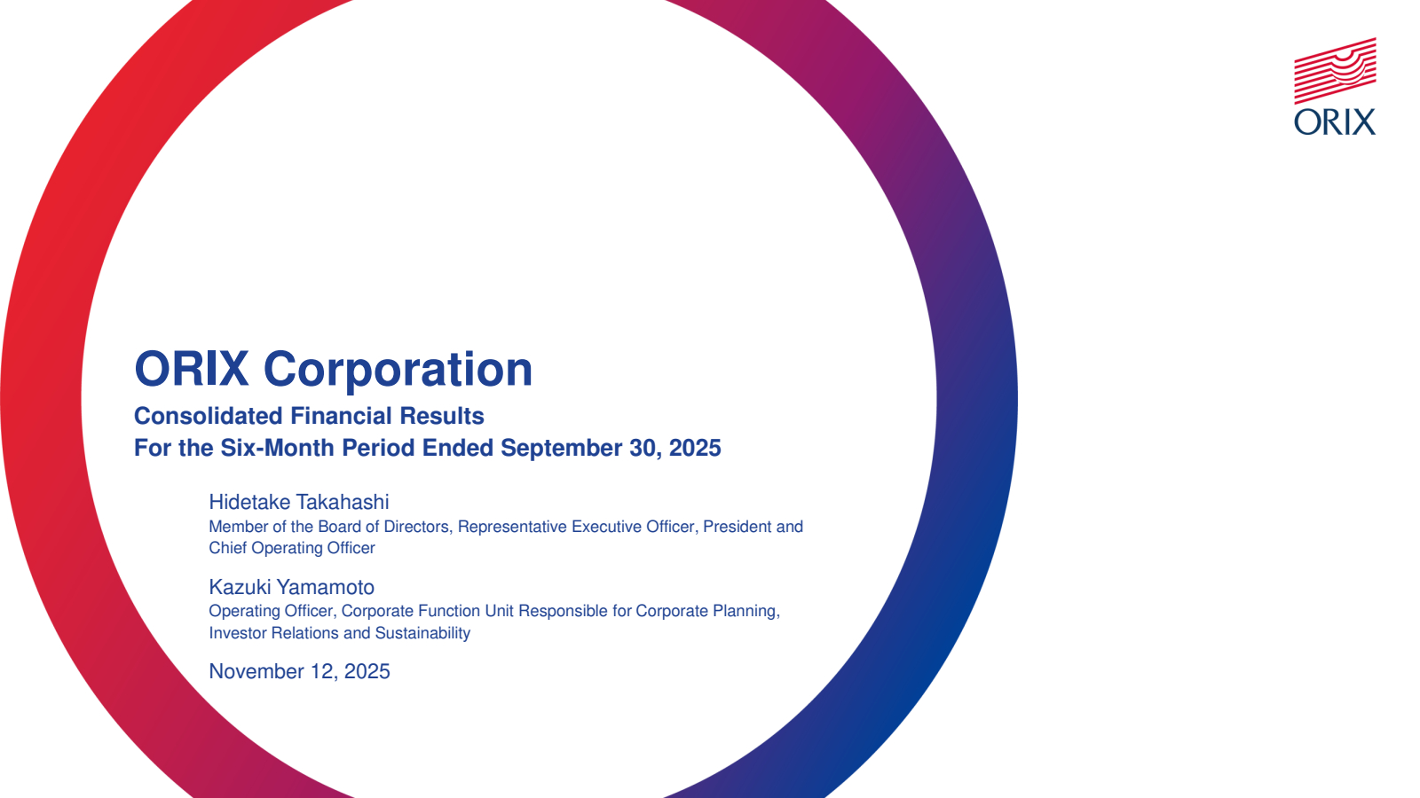 Orix Corp Ads' Q2 2026 Slide Deck