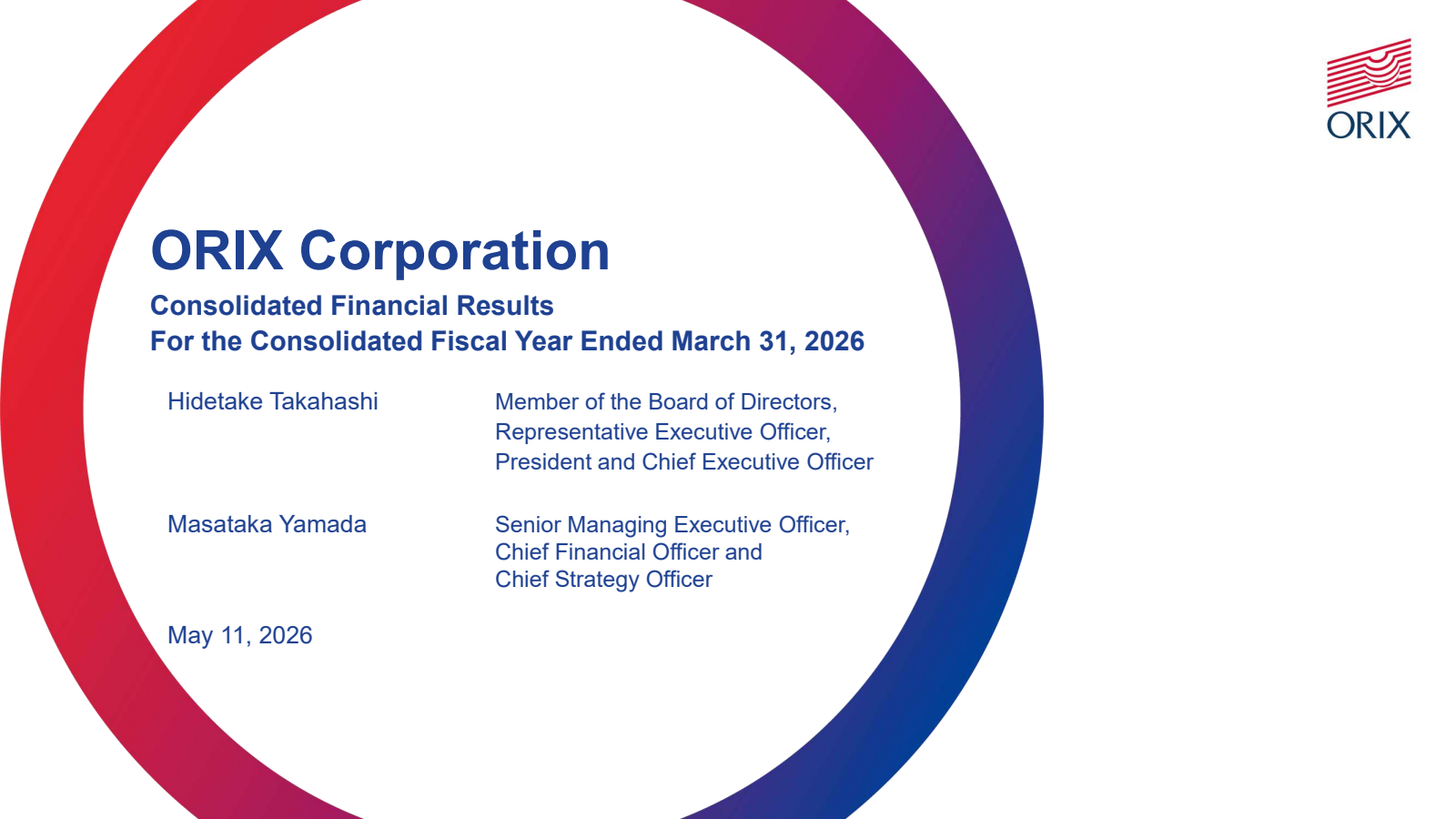 Orix Corp Ads' Q4 2026 Slide Deck