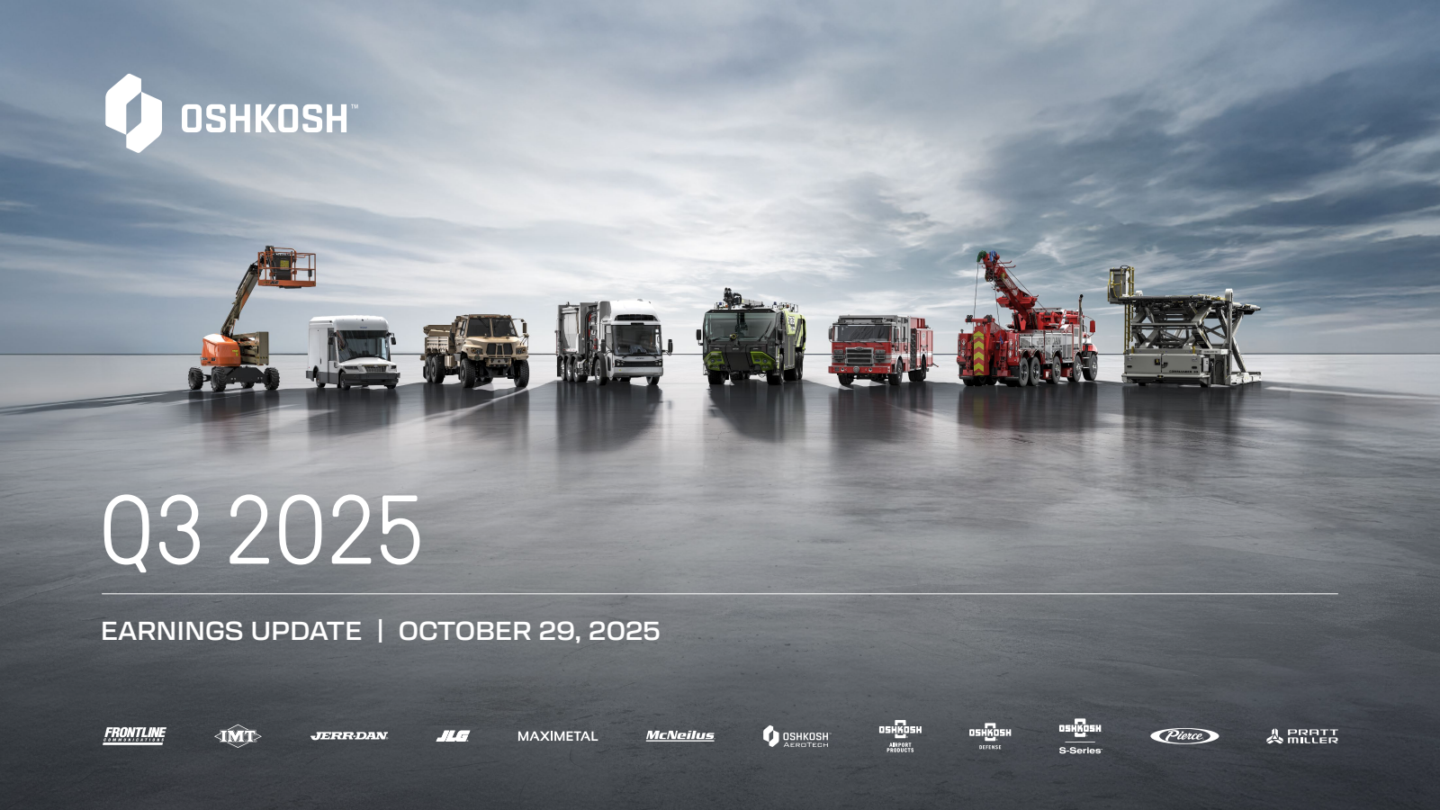Oshkosh's Q3 2025 Slide Deck