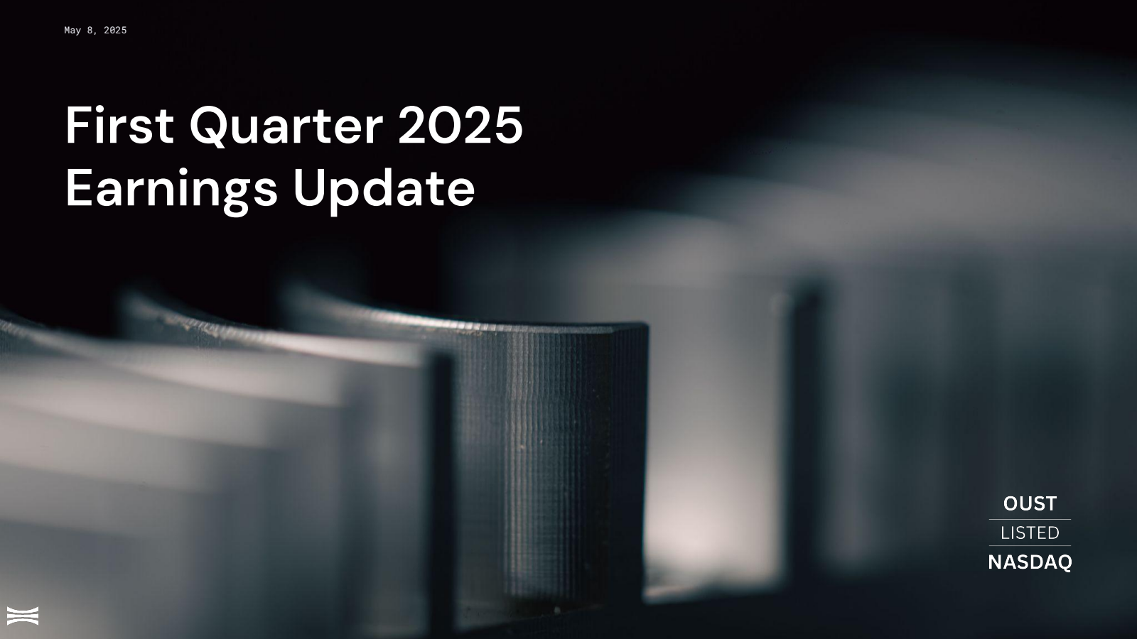Ouster's Q1 2025 Slide Deck