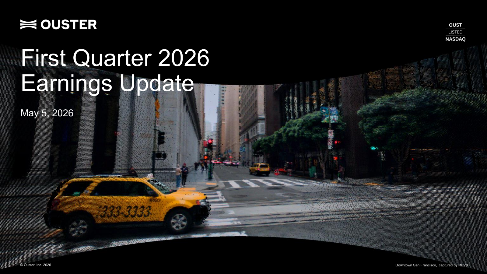 Ouster's Q1 2026 Slide Deck
