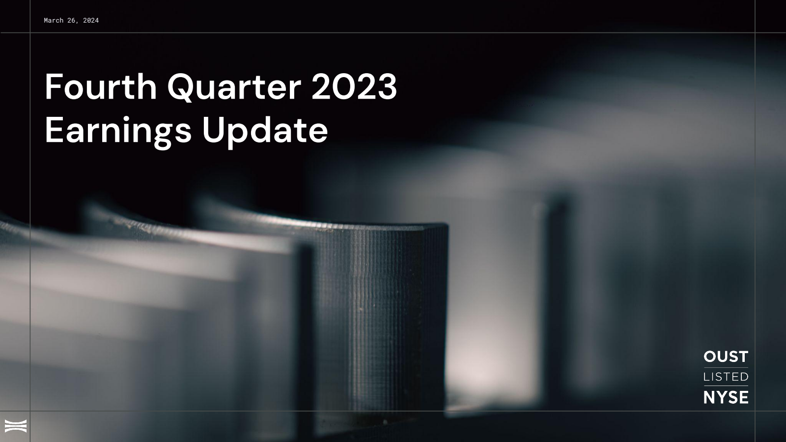 Ouster's Q4 2023 Slide Deck