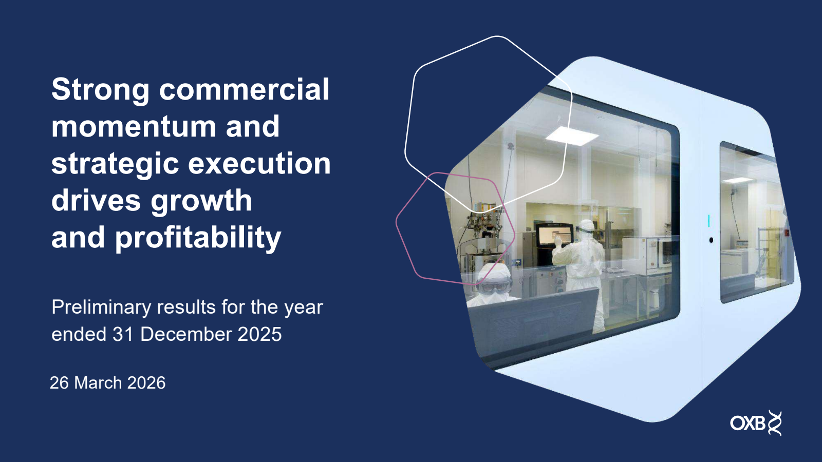 Oxford Biomedica's H2 2025 Slide Deck