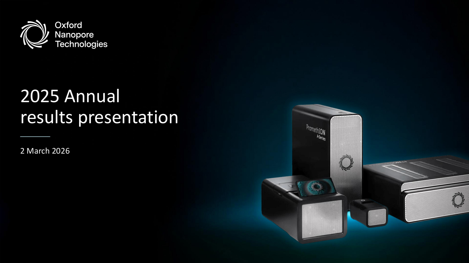 Oxford Nanopore Technologies' H2 2025 Slide Deck