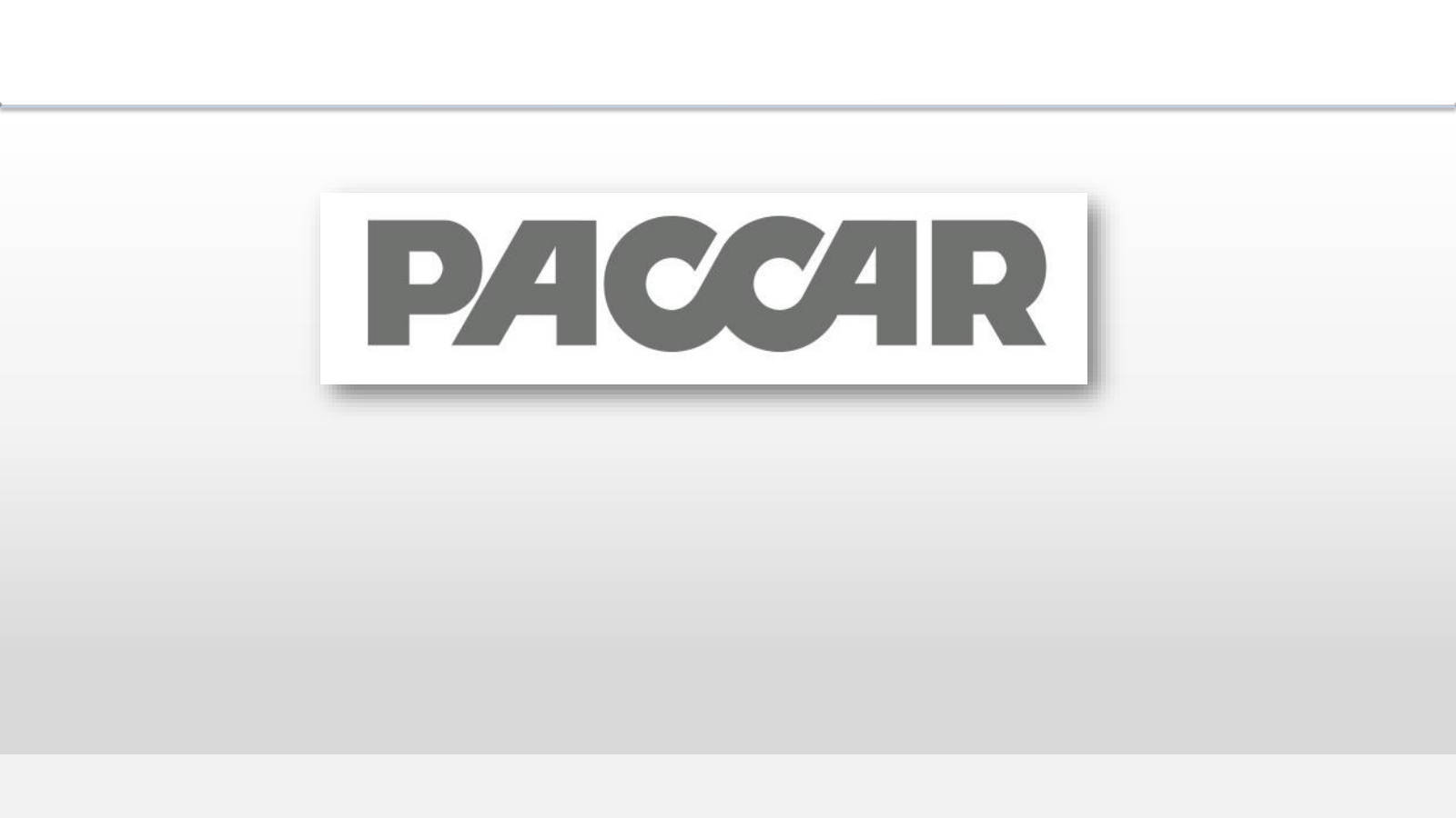 PACCAR's Q2 2025 Slide Deck