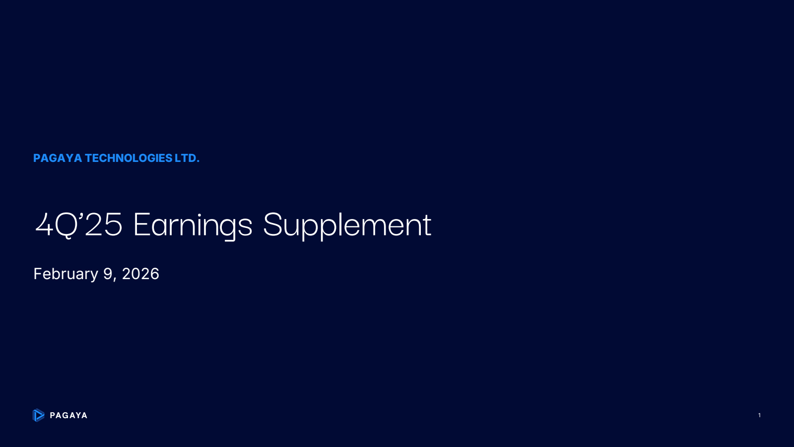 Pagaya Technologies' Q4 2025 Slide Deck