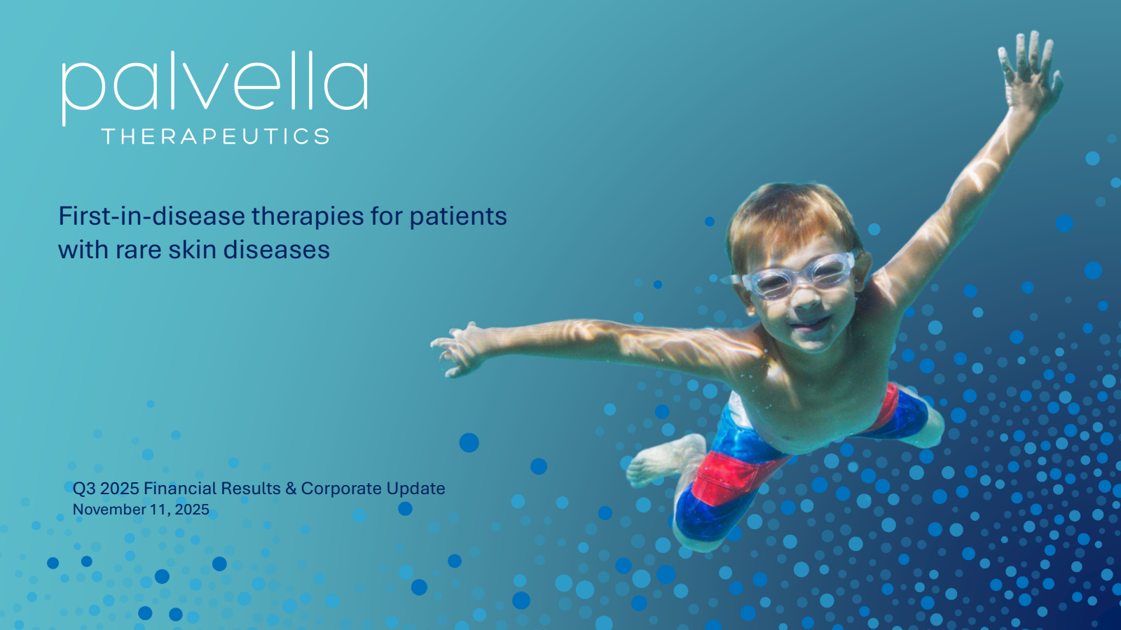 Palvella Therapeutics' Q3 2025 Slide Deck