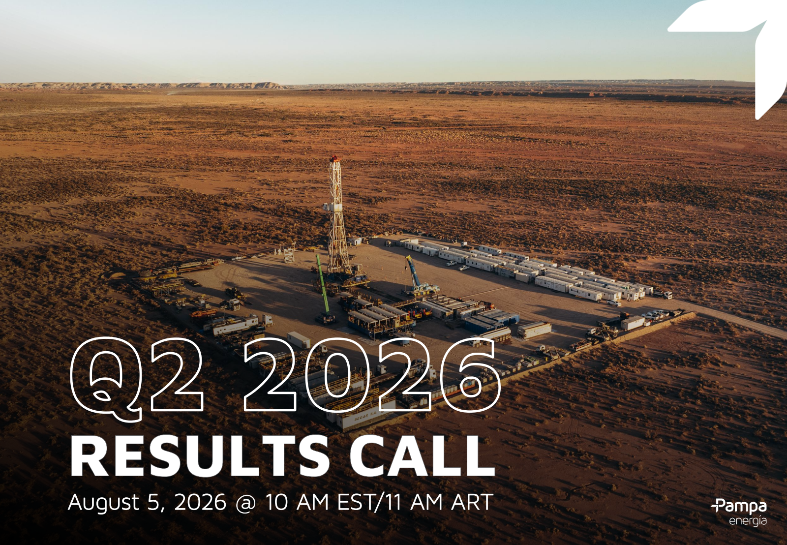 Pampa Energia's Q2 2026 Slide Deck