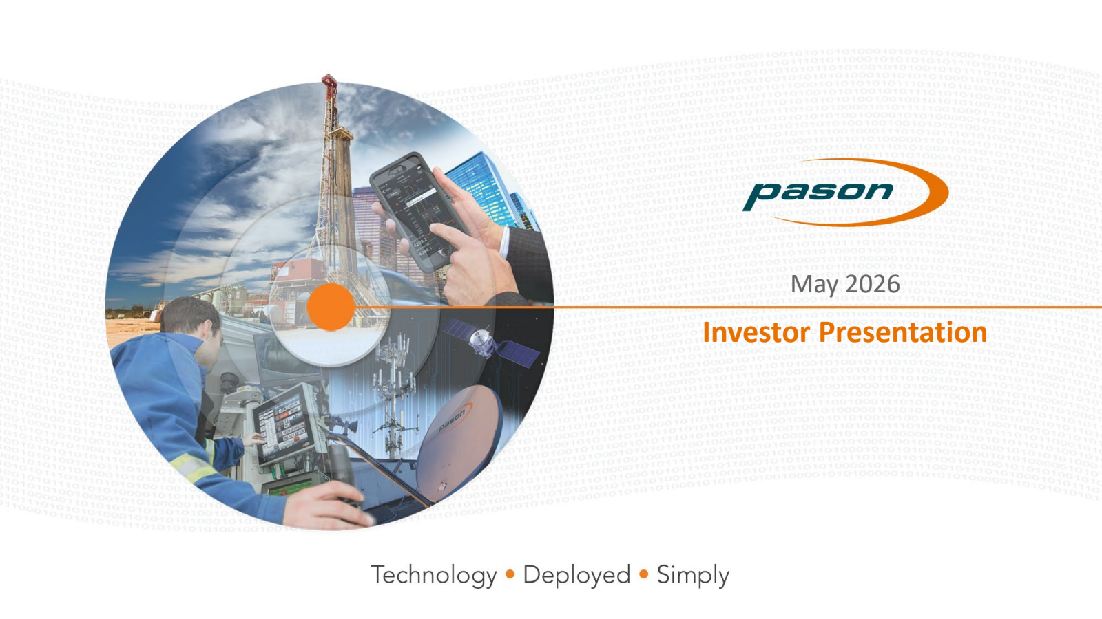 Pason Systems' Q1 2026 Slide Deck