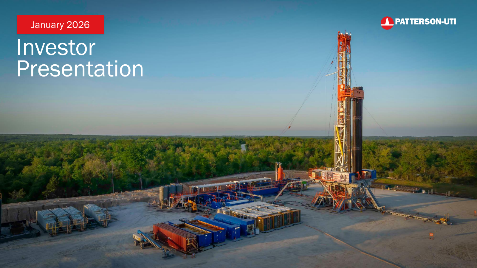 Patterson-UTI Energy's Q4 2025 Slide Deck