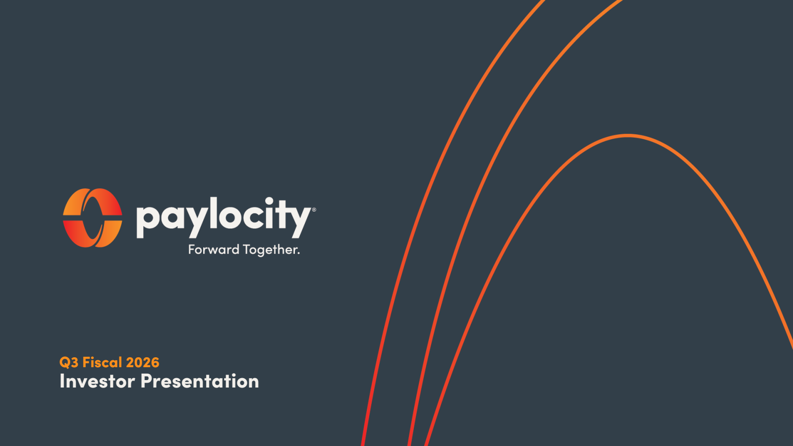 Paylocity's Q3 2026 Slide Deck