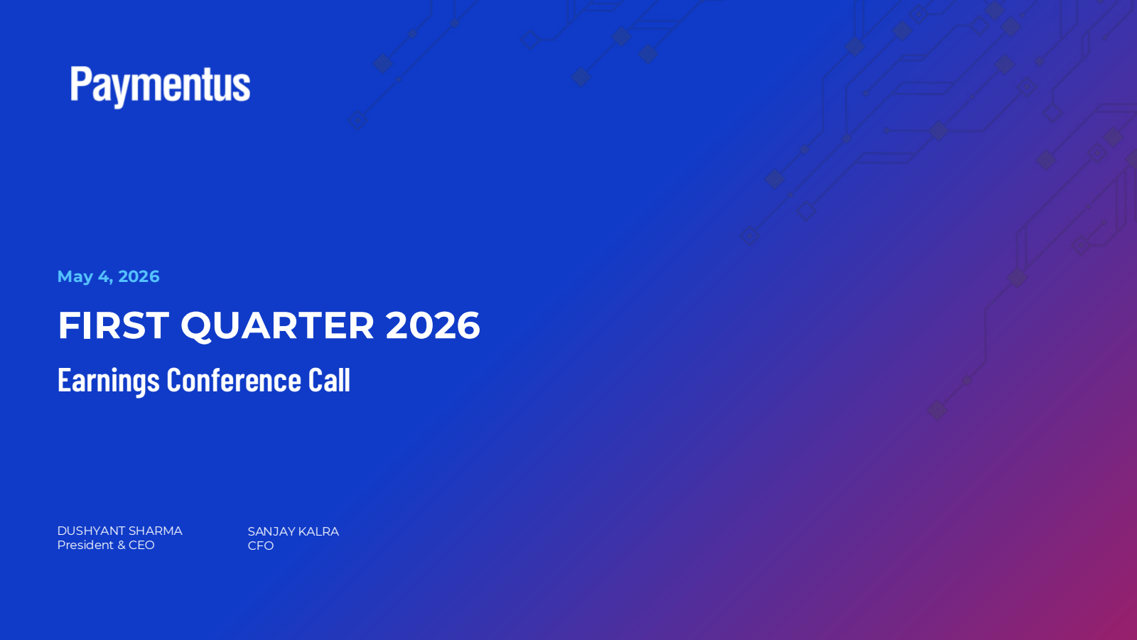 Paymentus' Q1 2026 Slide Deck