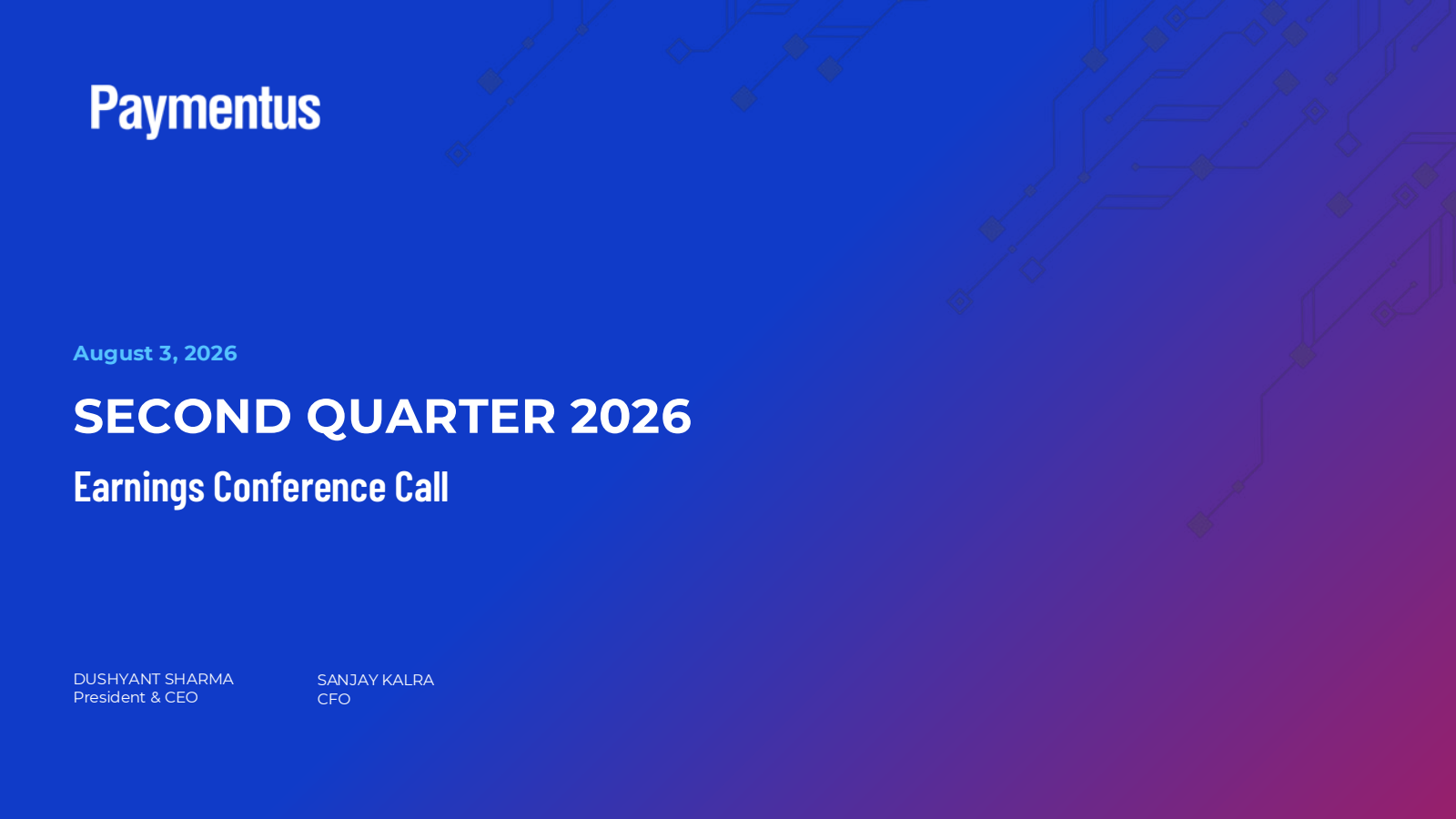 Paymentus' Q2 2026 Slide Deck