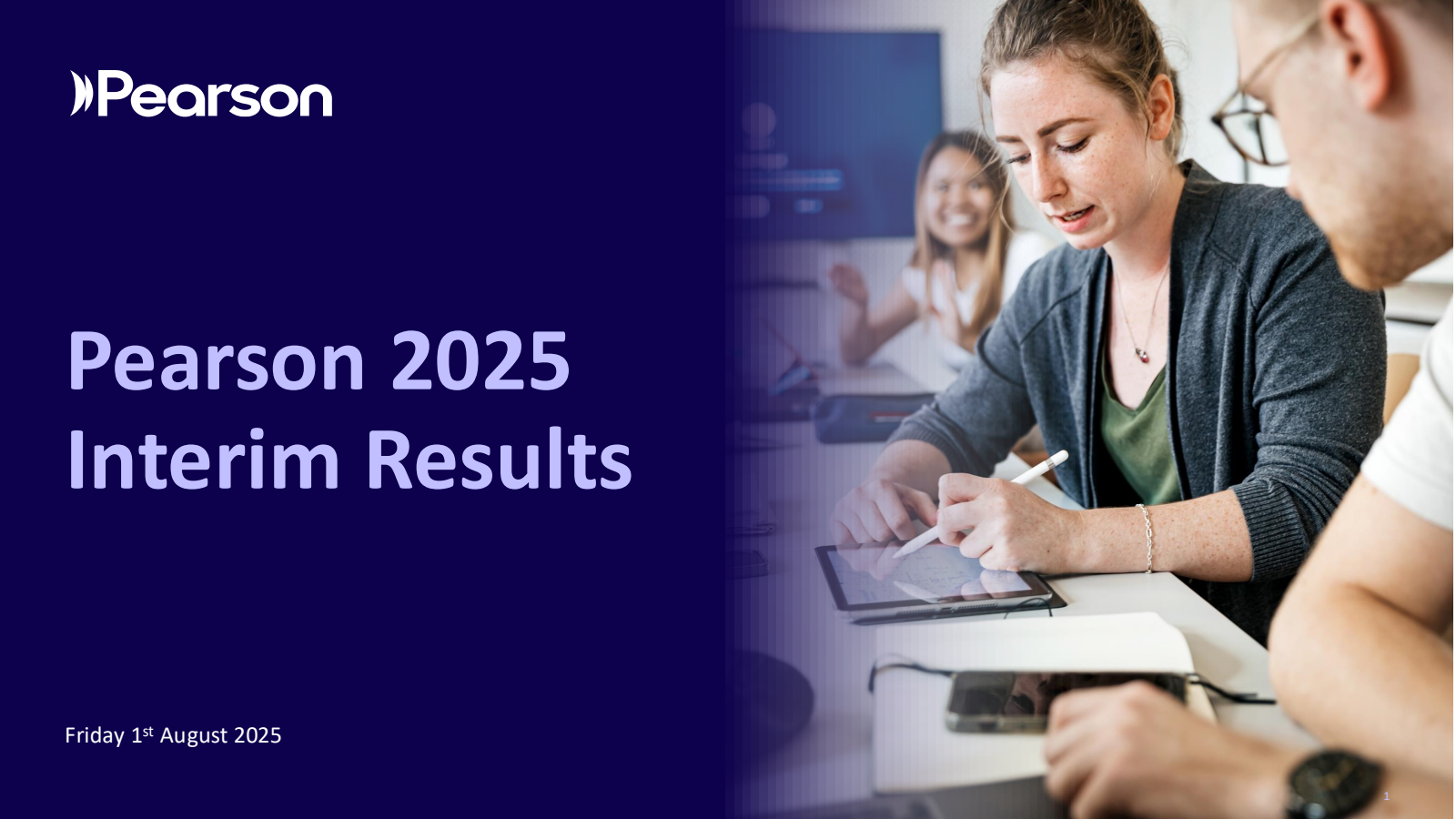 Pearson's H1 2025 Slide Deck