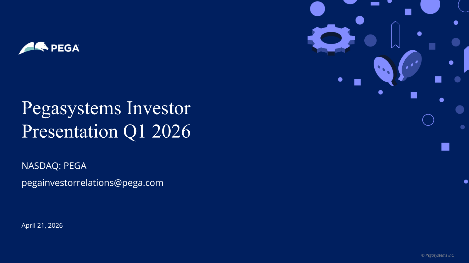 Pegasystems' Q1 2026 Slide Deck