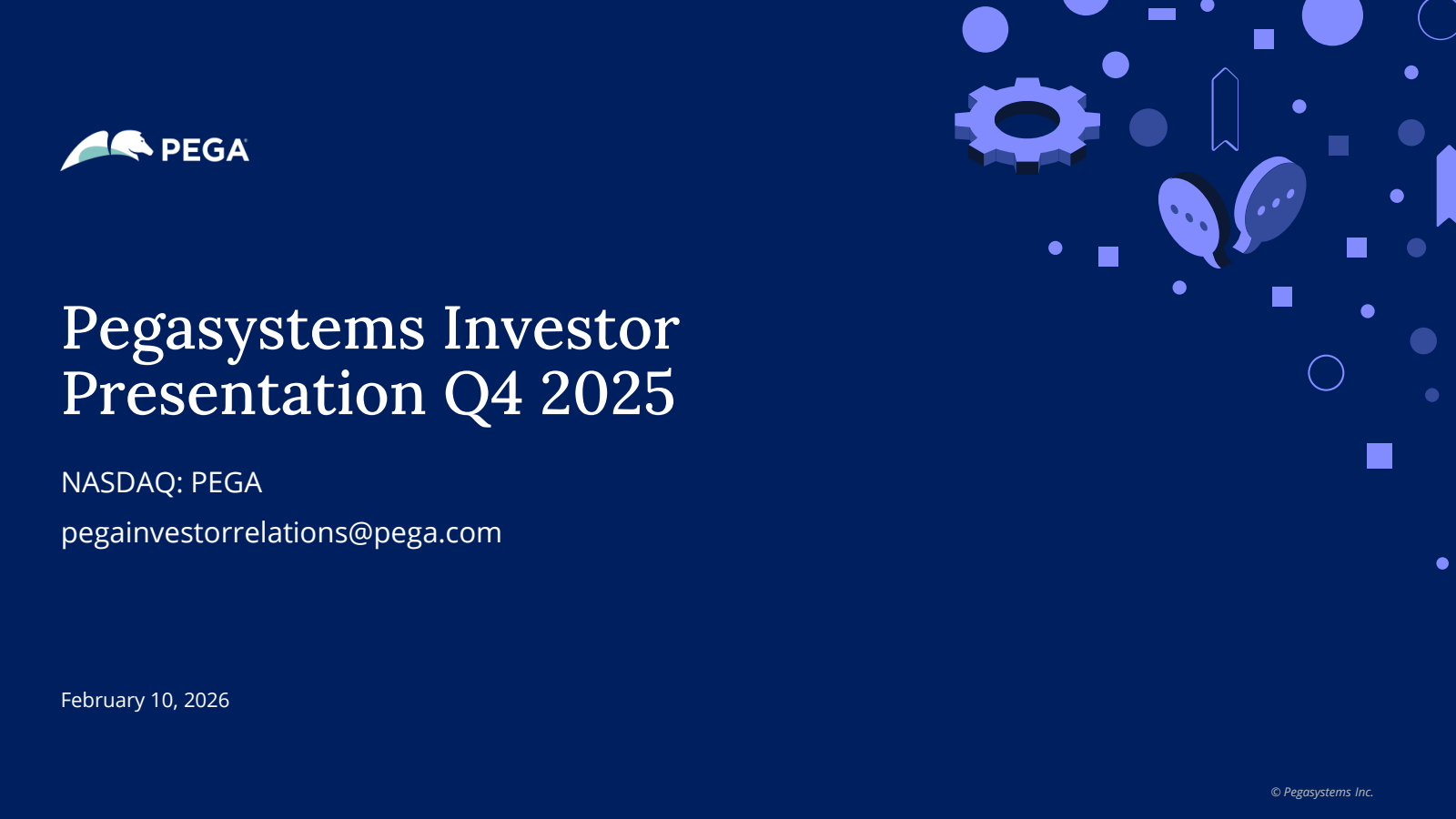 Pegasystems' Q4 2025 Slide Deck