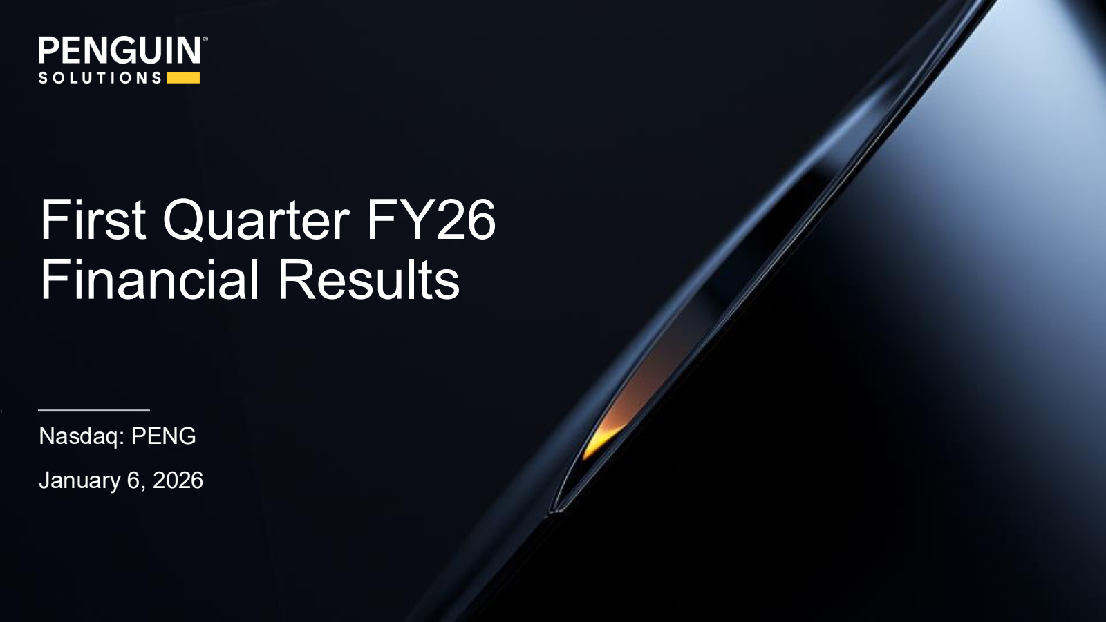 Penguin Solutions' Q1 2026 Slide Deck