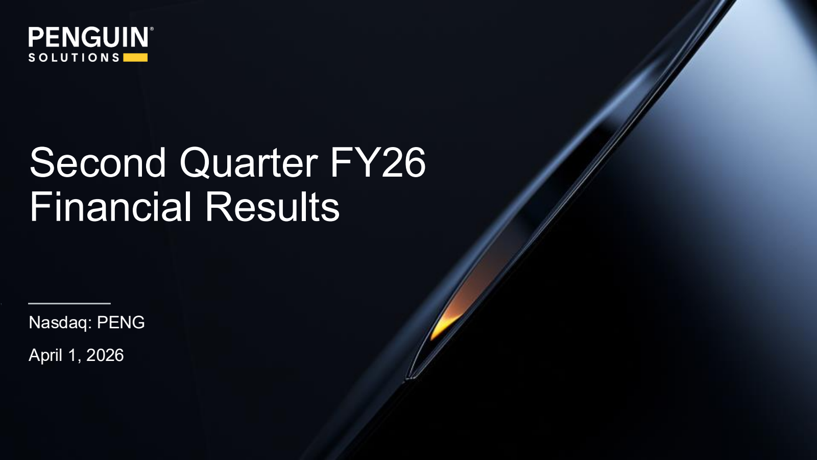 Penguin Solutions' Q2 2026 Slide Deck
