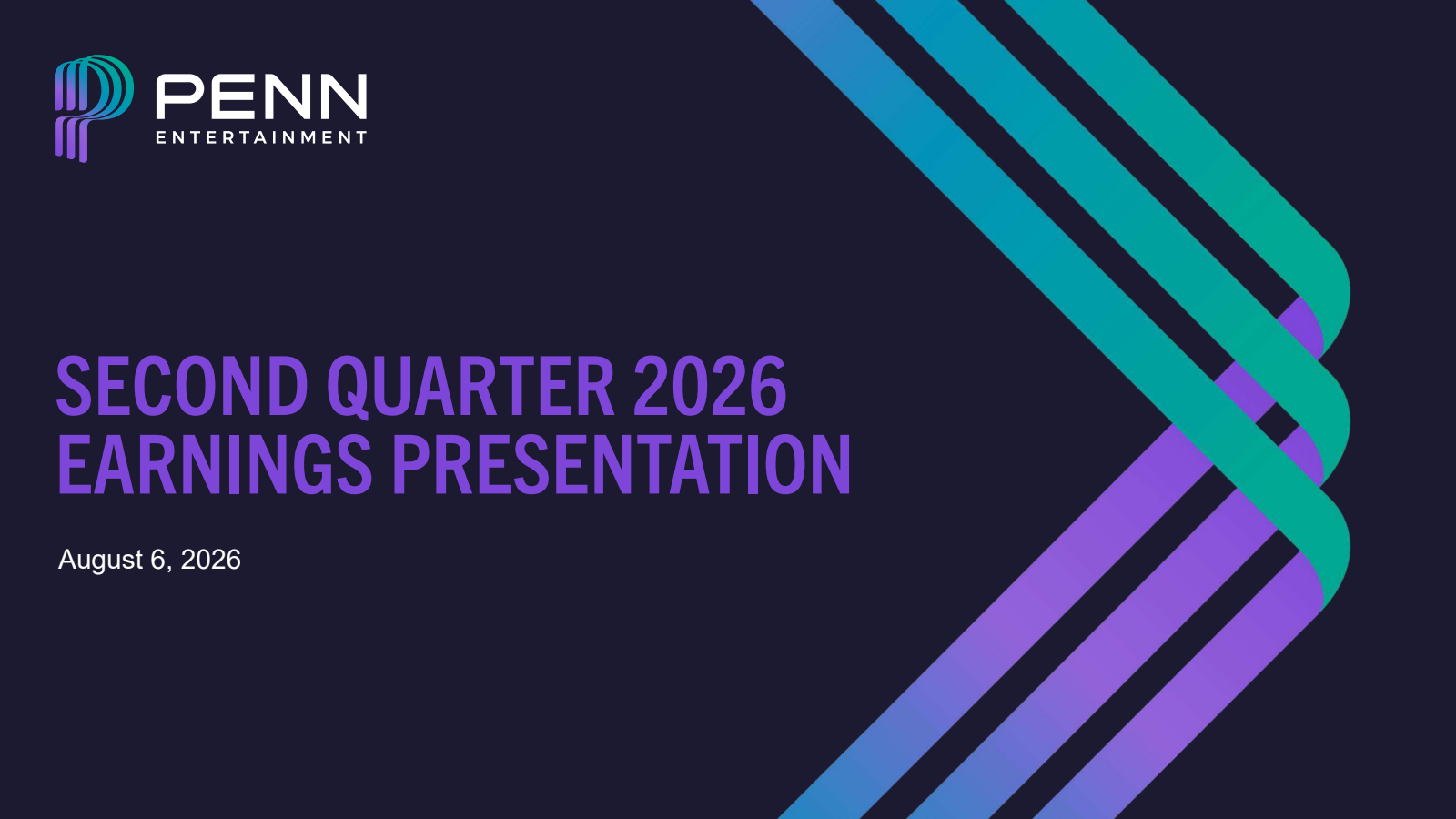 PENN Entertainment's Q2 2026 Slide Deck