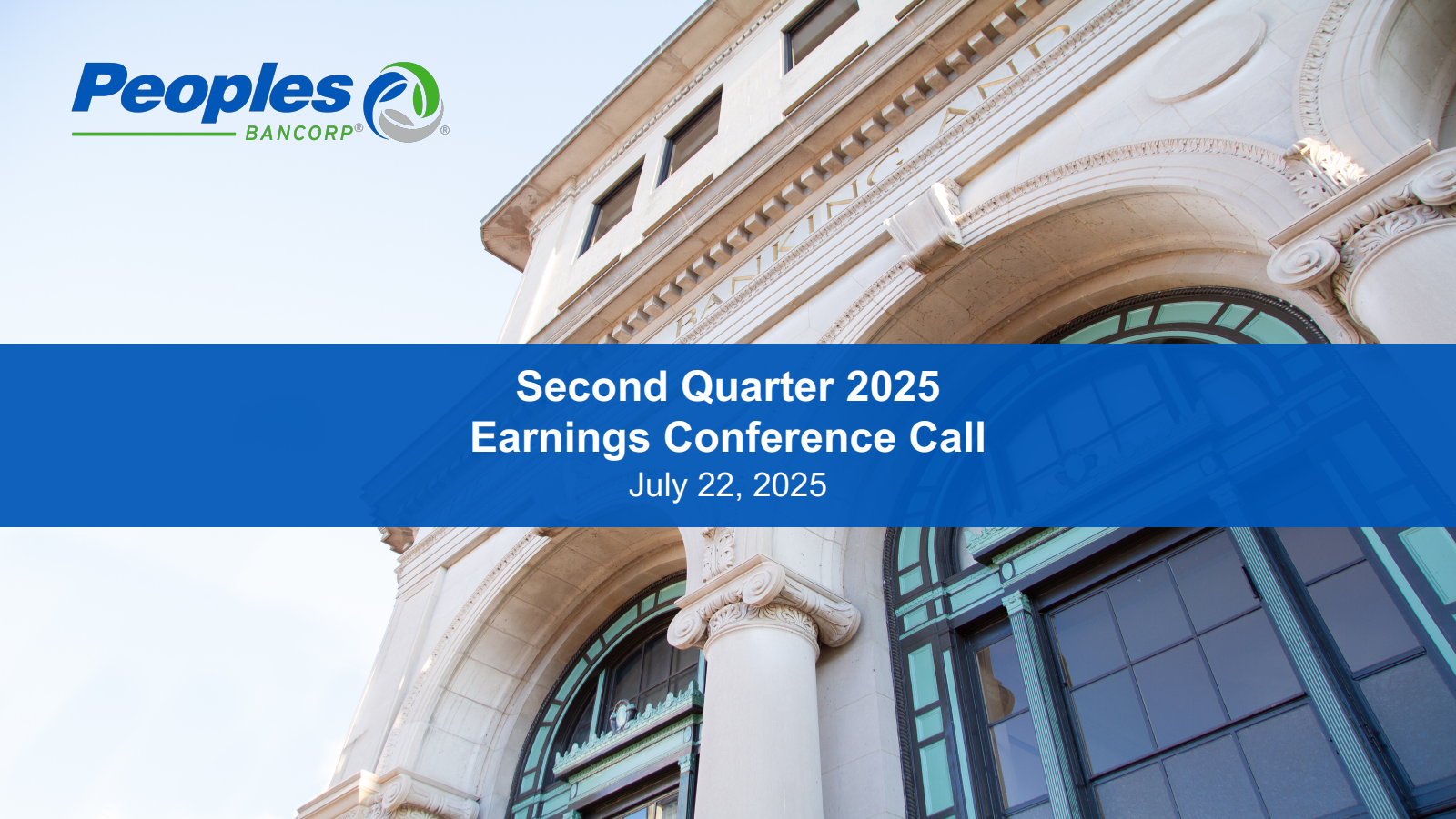 Peoples Bancorp's Q2 2025 Slide Deck
