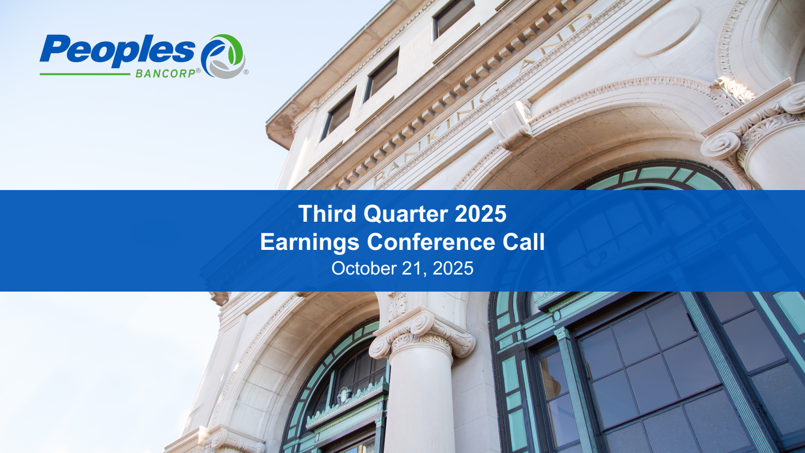 Peoples Bancorp's Q3 2025 Slide Deck