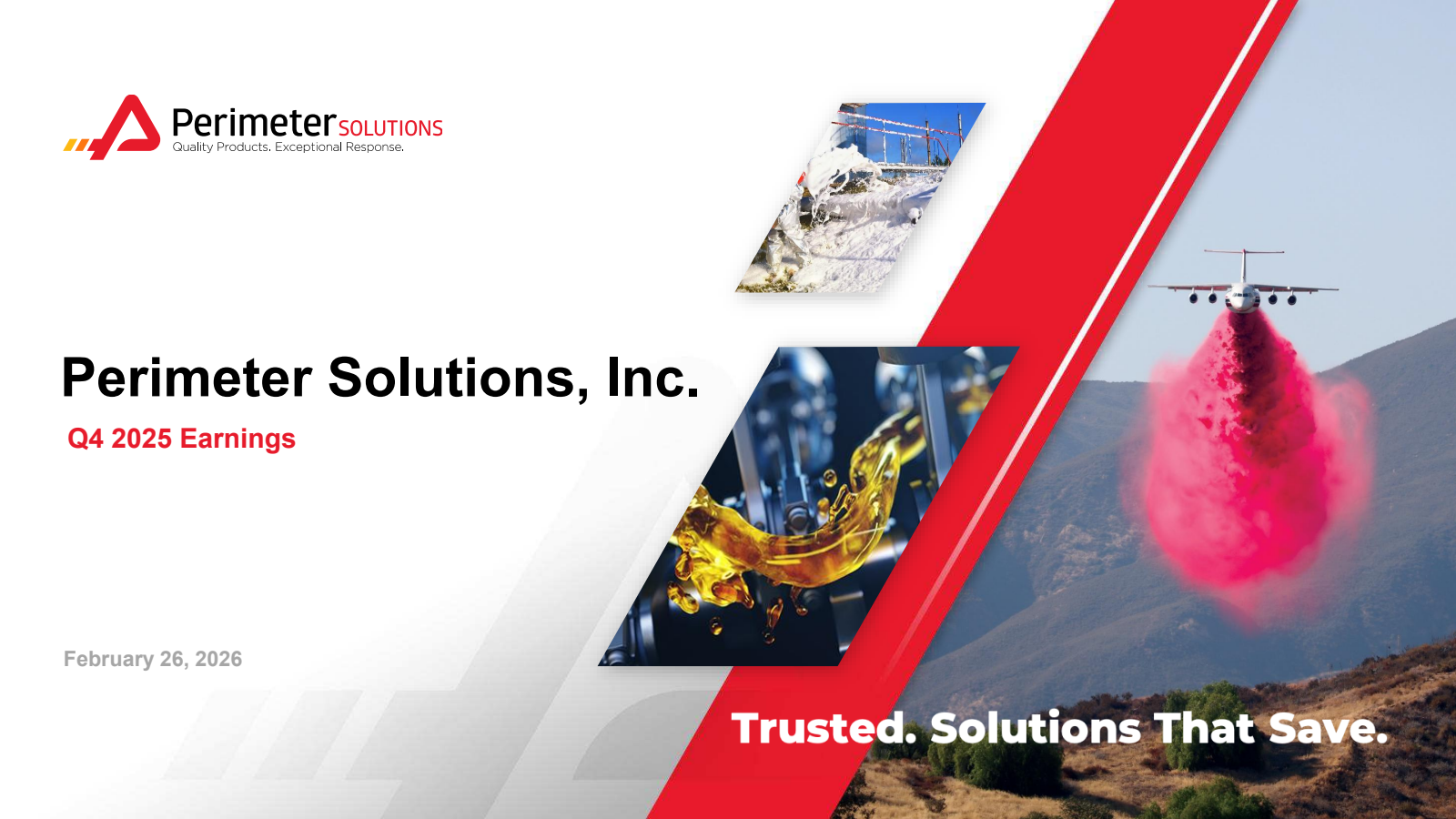 Perimeter Solutions' Q4 2025 Slide Deck