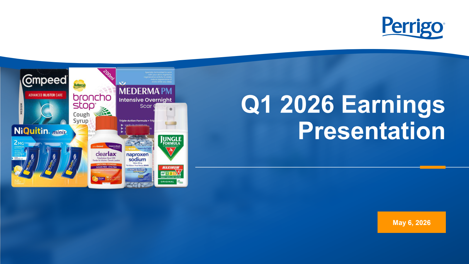 Perrigo's Q1 2026 Slide Deck