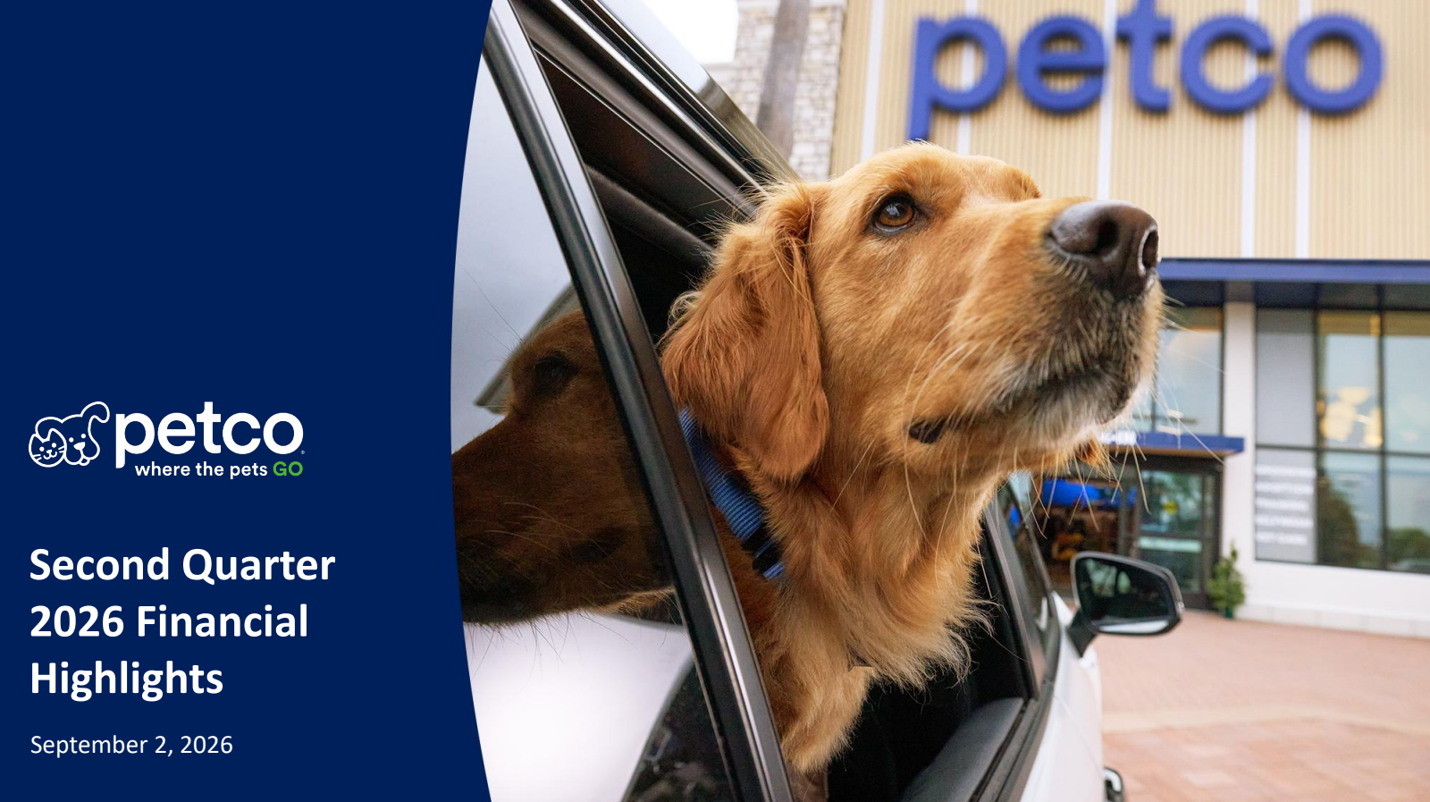 Petco Health and Wellness' Q2 2027 Slide Deck