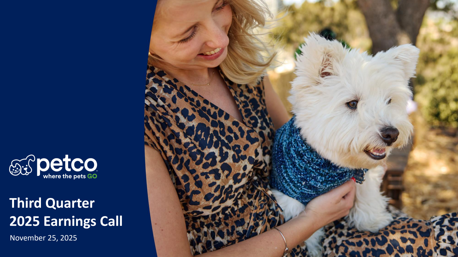 Petco Health and Wellness' Q3 2026 Slide Deck