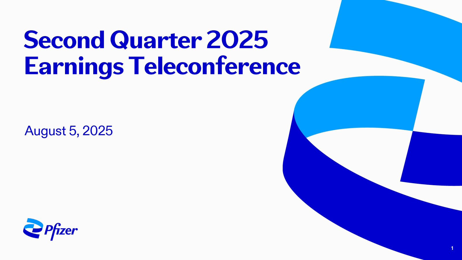 Pfizer's Q2 2025 Slide Deck