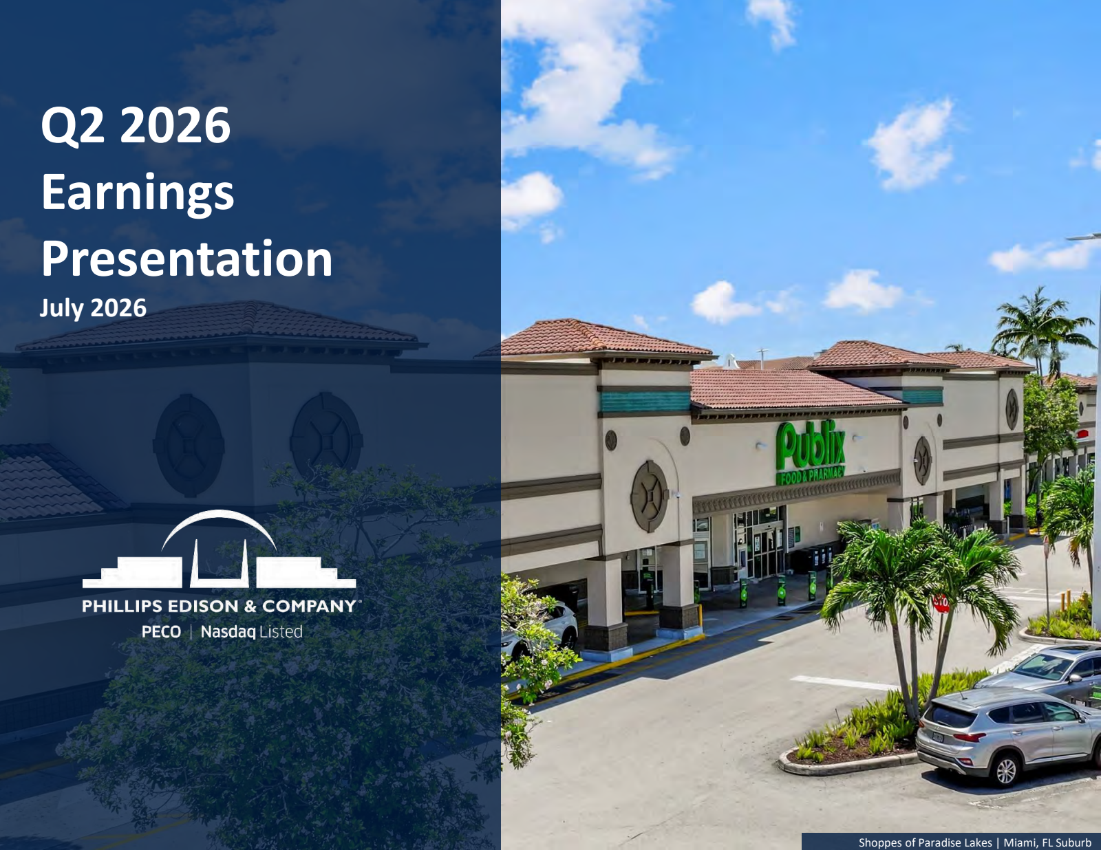 Phillips Edison & Company, Inc.'s Q2 2026 Slide Deck