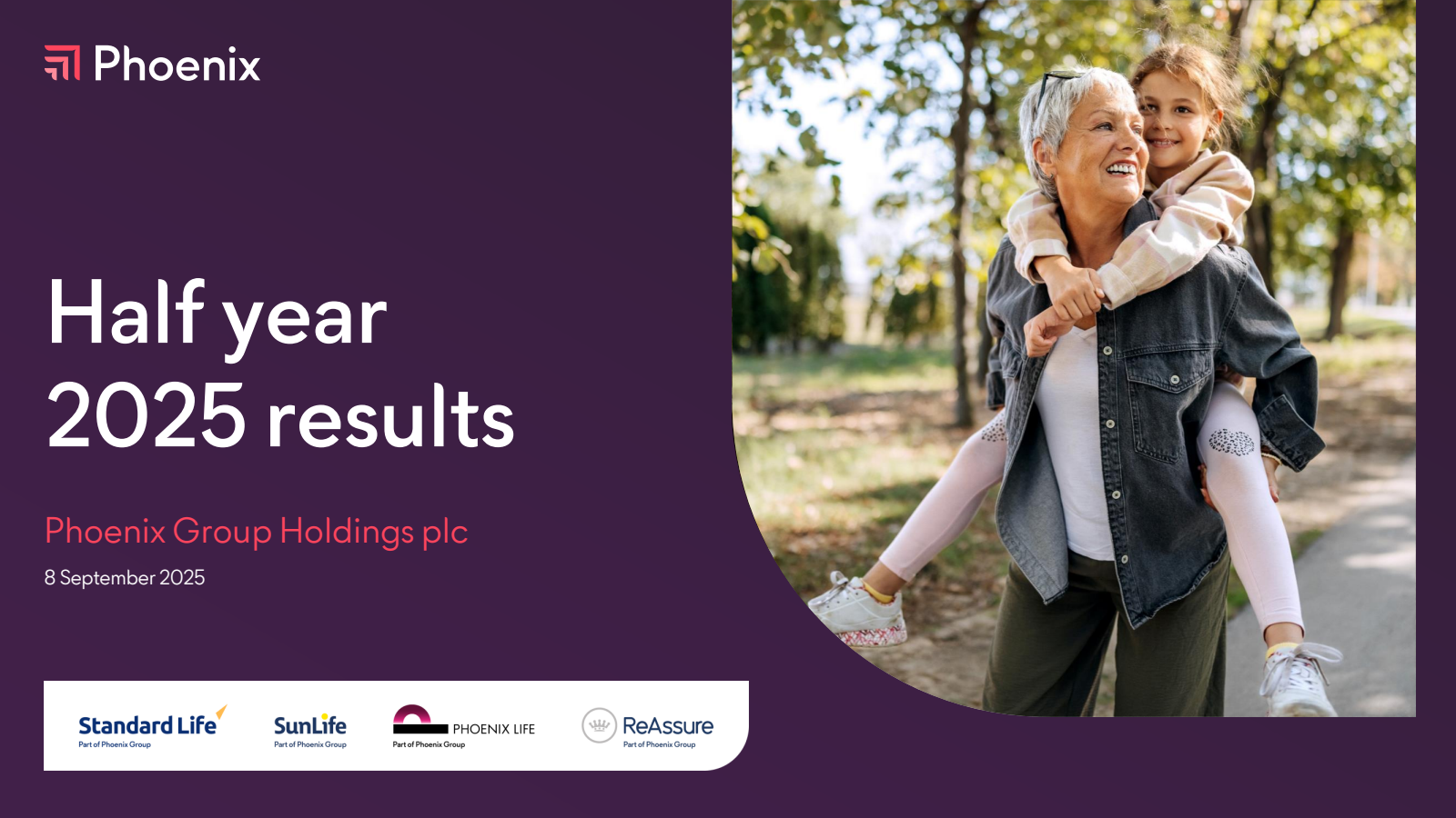 Phoenix Group's H1 2025 Slide Deck