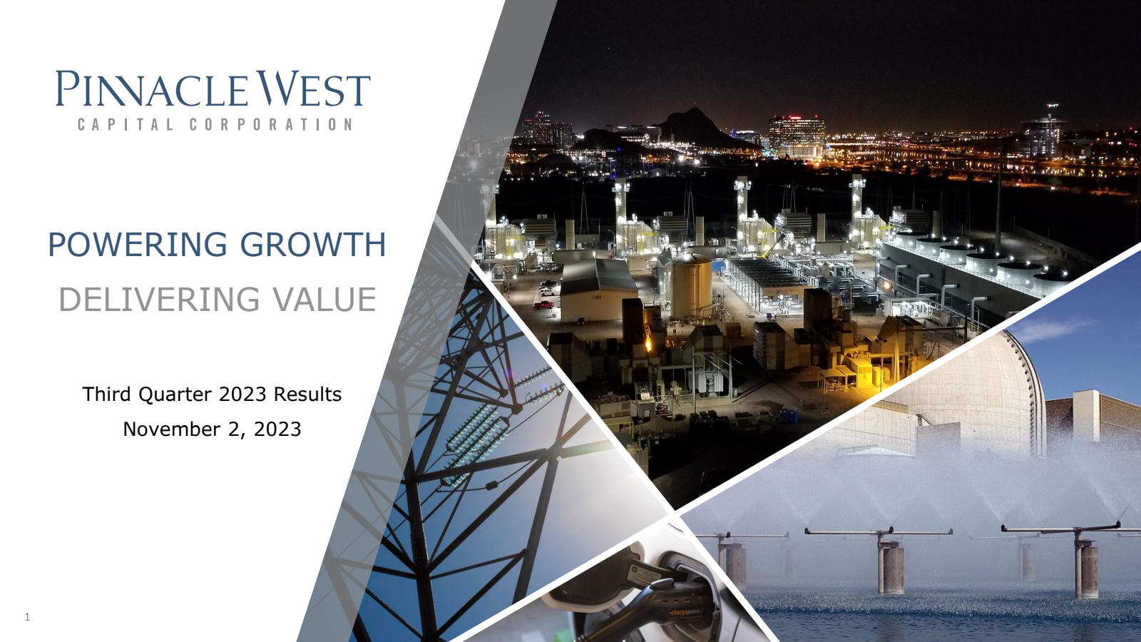 Pinnacle West Capital's Q3 2023 Slide Deck