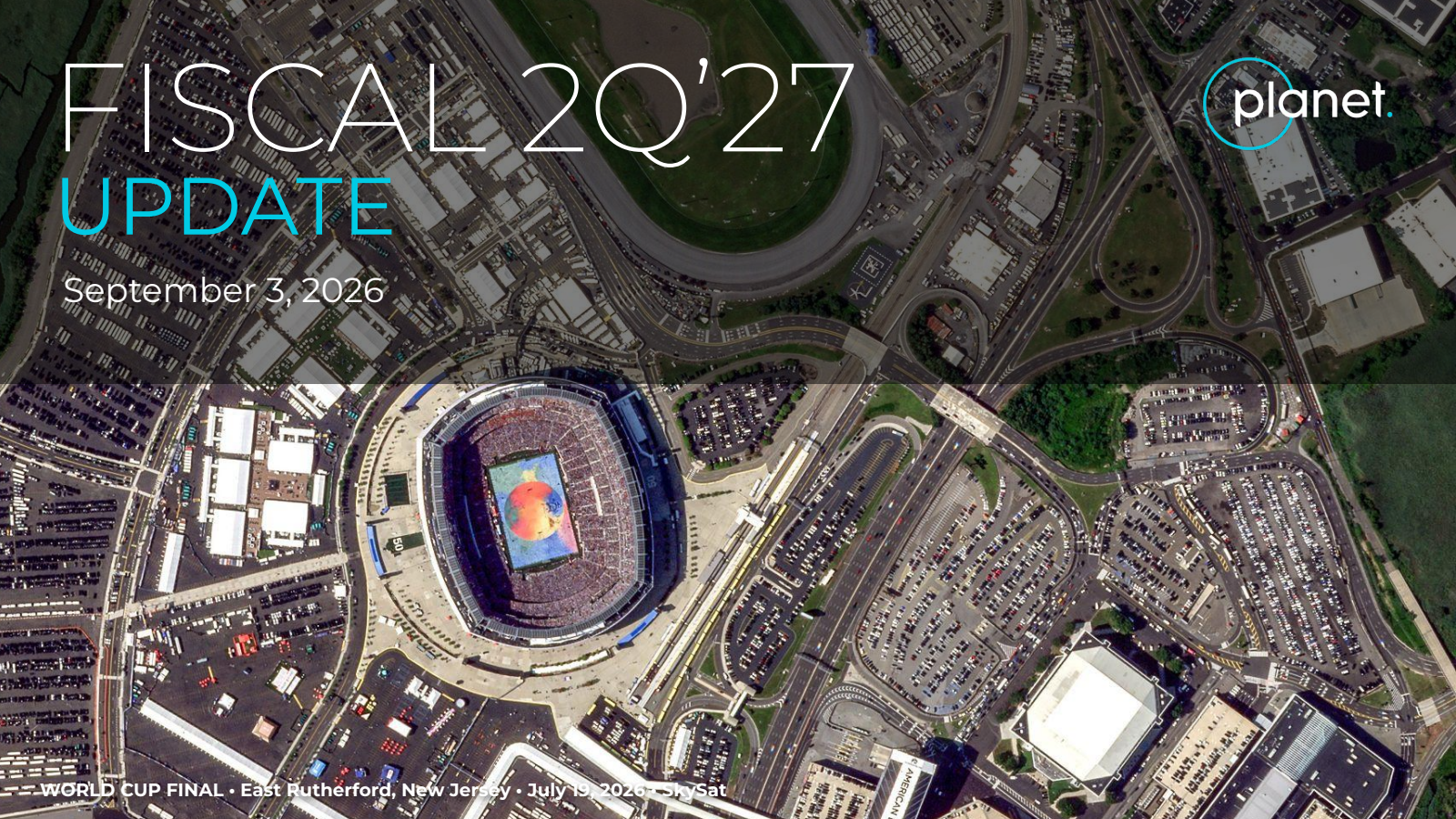 Planet Labs PBC's Q2 2027 Slide Deck