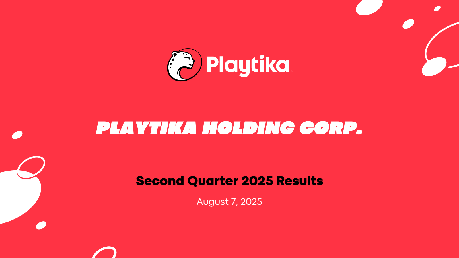 Playtika's Q2 2025 Slide Deck