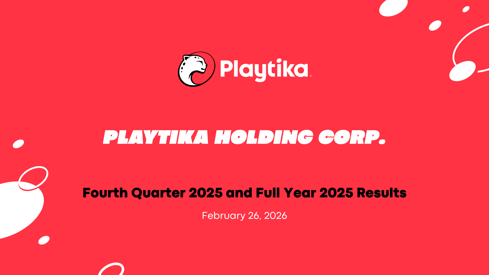 Playtika's Q4 2025 Slide Deck