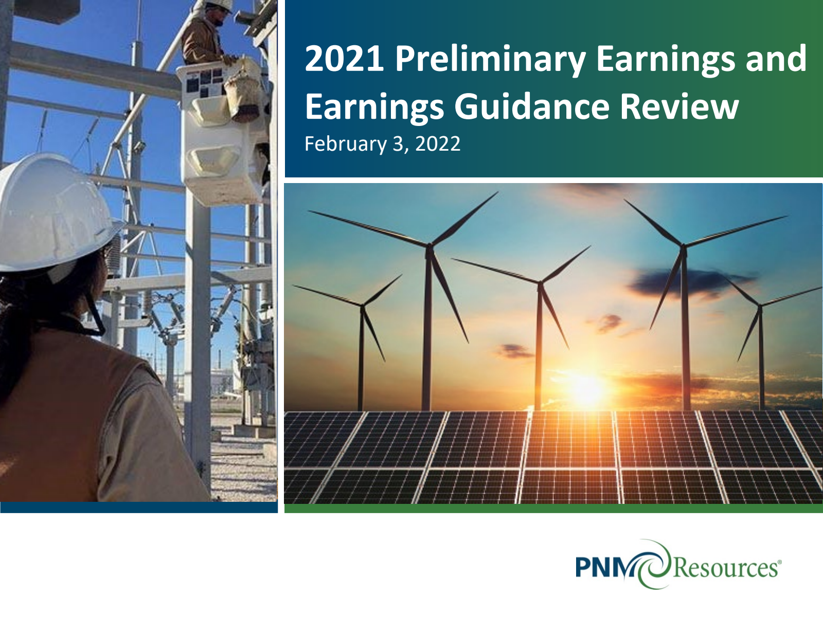 TXNM Energy's Q4 2021 Slide Deck