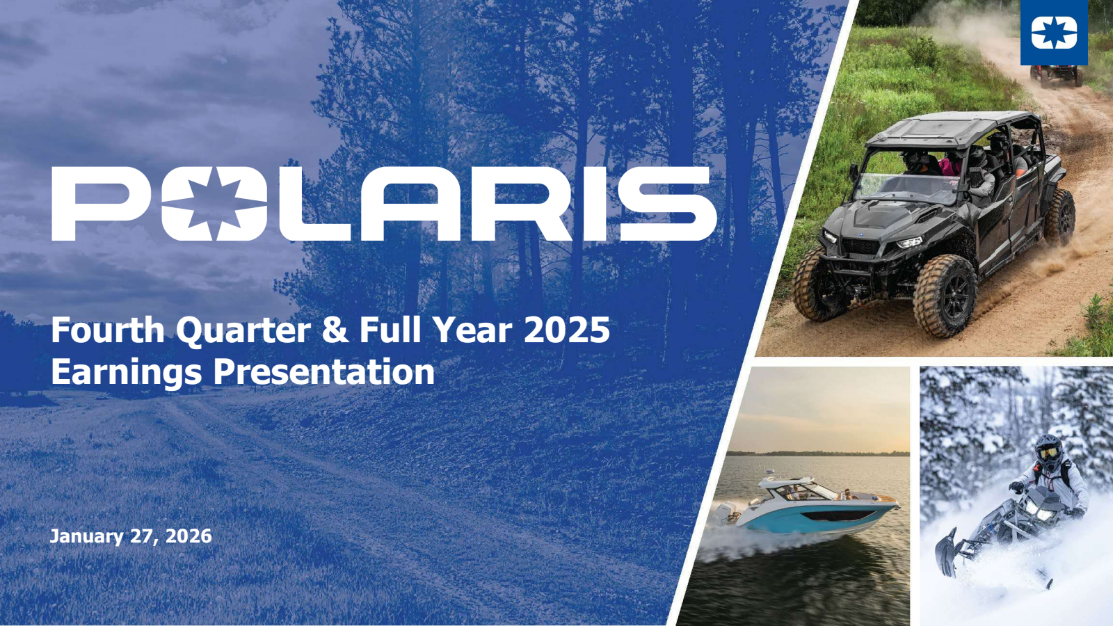 Polaris' Q4 2025 Slide Deck
