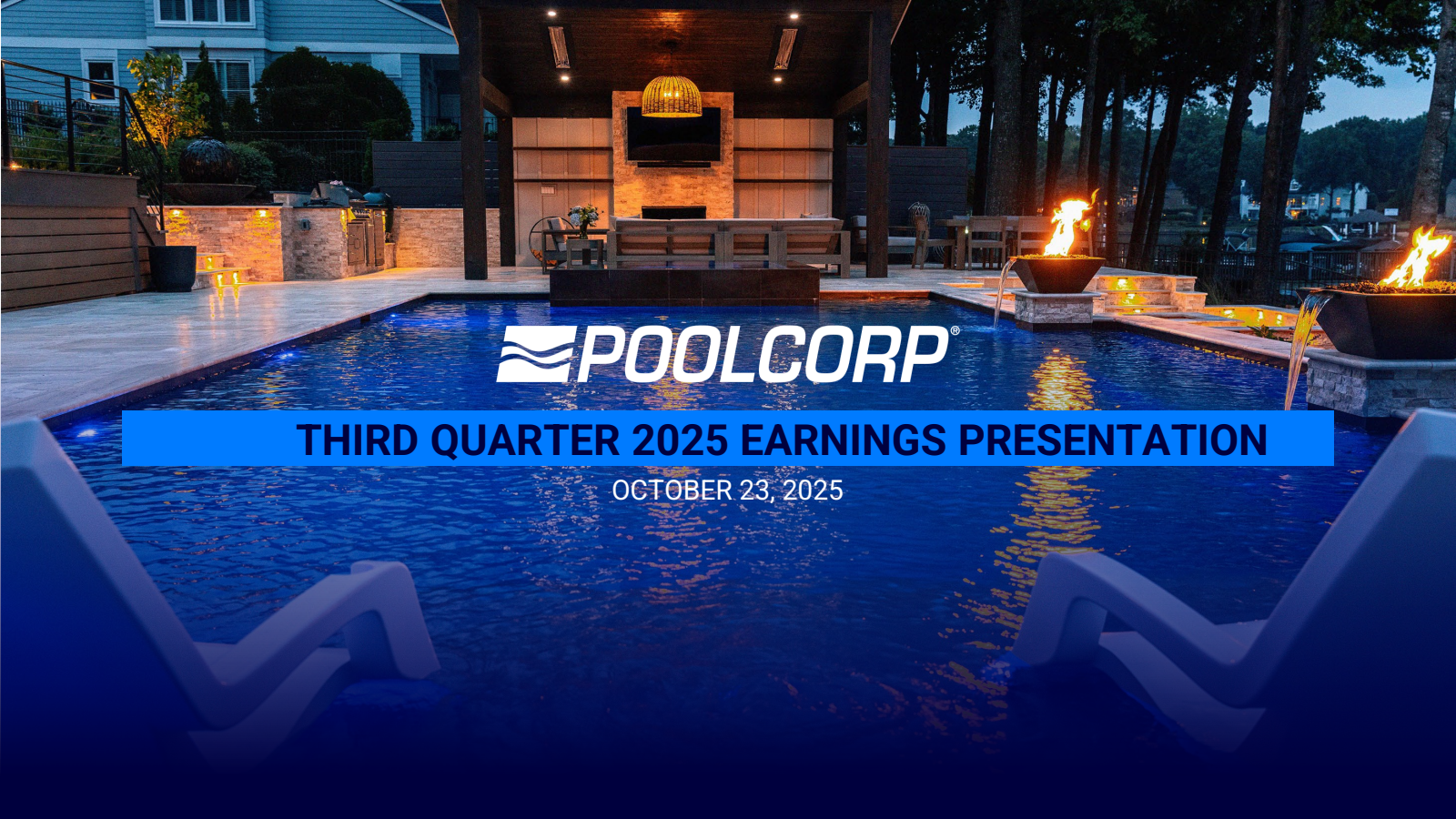 Pool's Q3 2025 Slide Deck