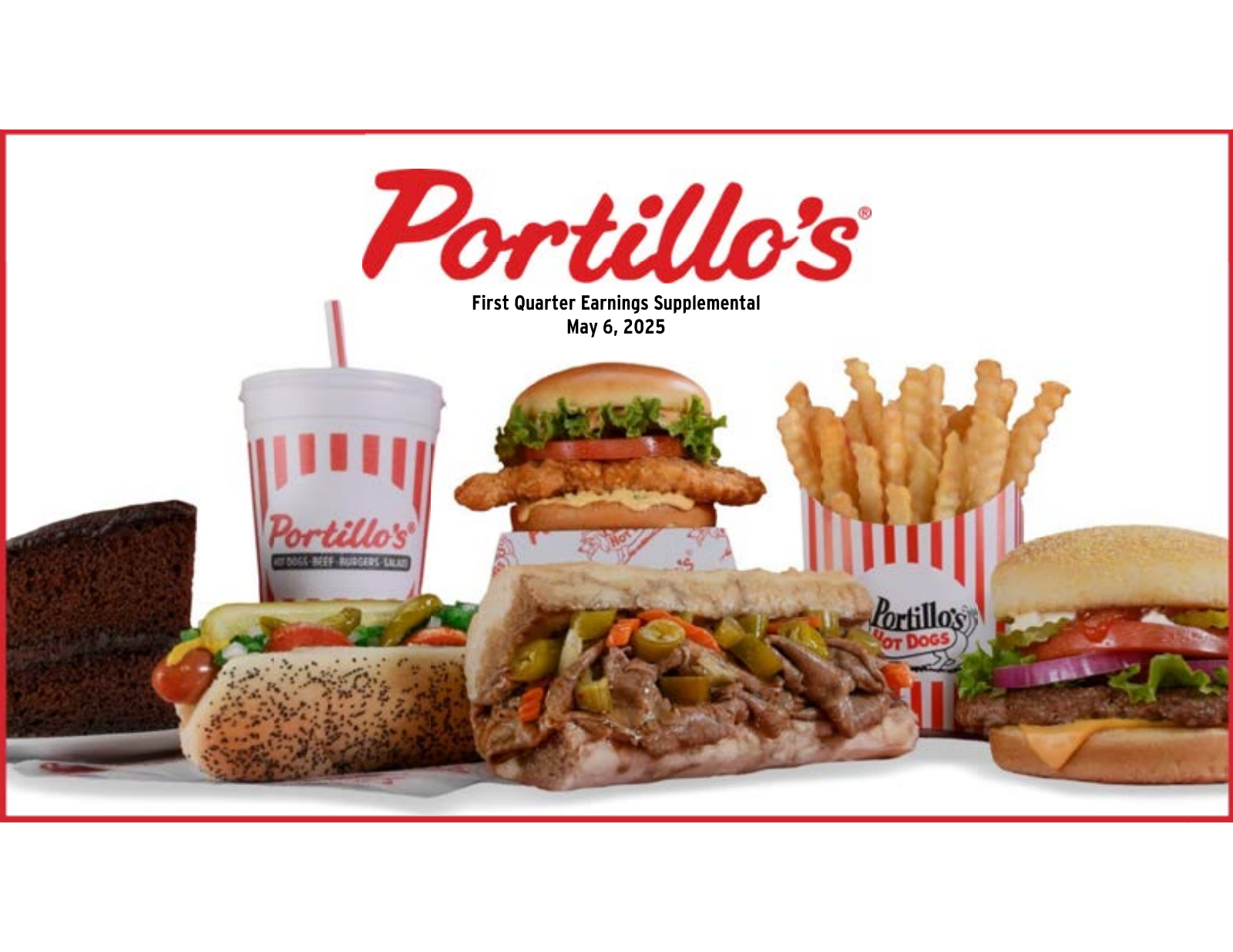 Portillo's' Q1 2025 Slide Deck