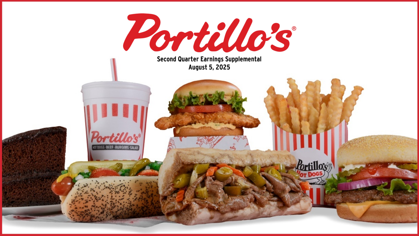 Portillo's' Q2 2025 Slide Deck