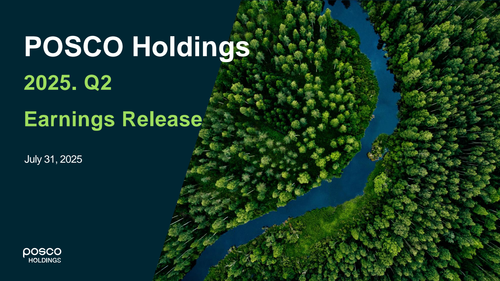 POSCO's Q2 2025 Slide Deck