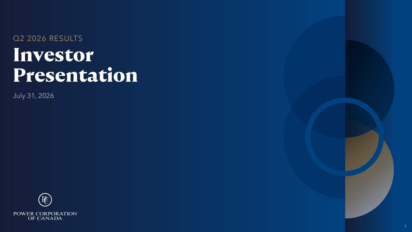 Power Co. of Canada's Q2 2026 Slide Deck