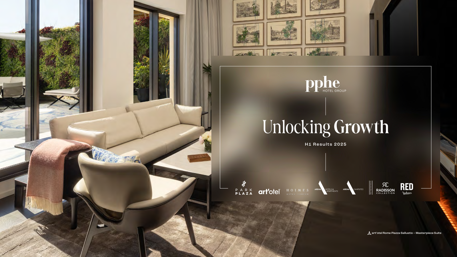 PPHE Hotel Group's H1 2025 Slide Deck